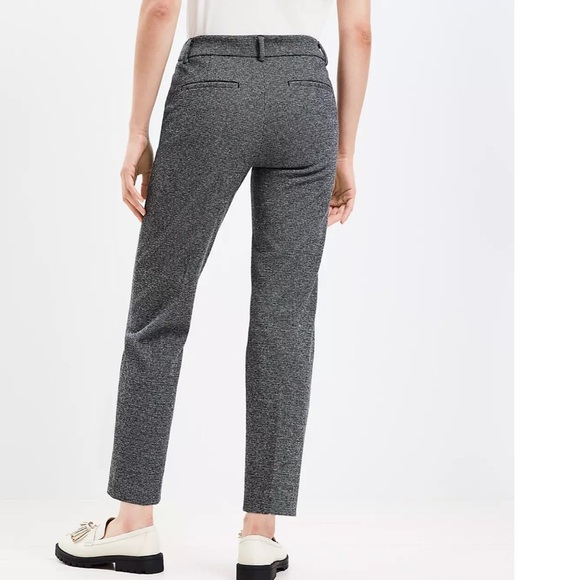 LOFT The Riviera Slim Pants in Brushed Houndstooth - Picture 3 of 13